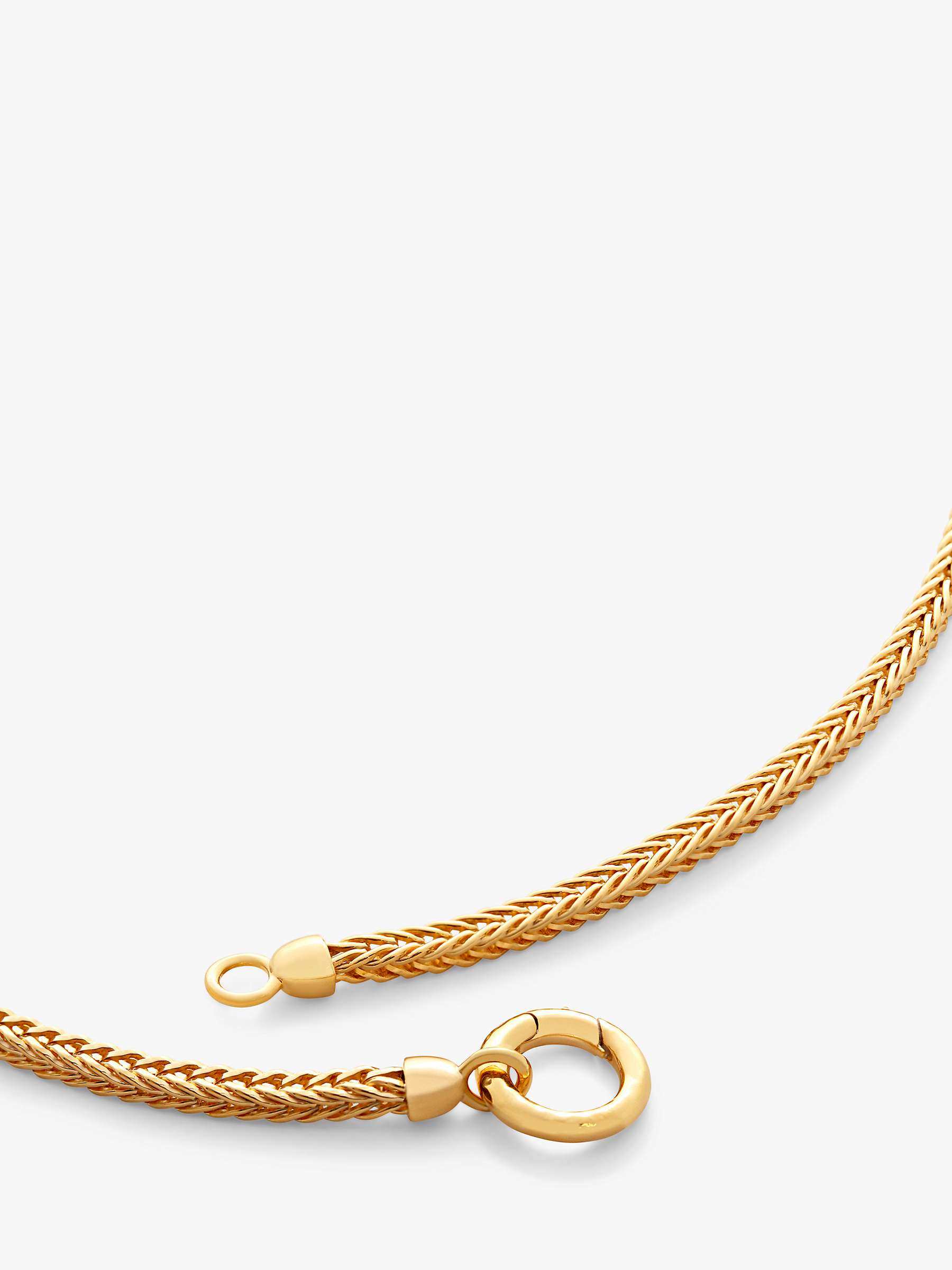 Buy Monica Vinader Juno Chain Necklace, Gold Online at johnlewis.com