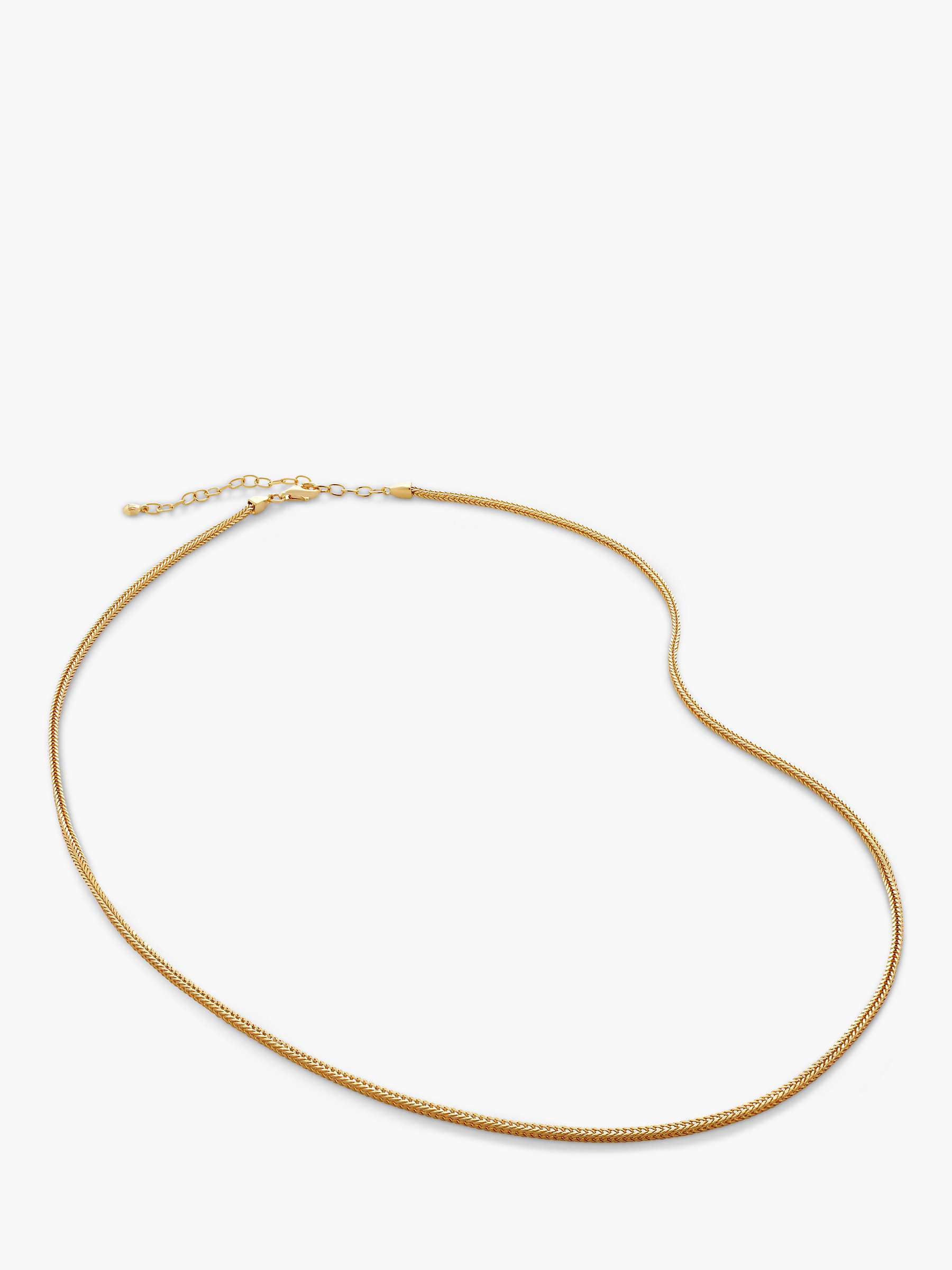 Buy Monica Vinader Juno Fine Chain Necklace, Gold Online at johnlewis.com