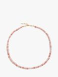 Monica Vinader Love Beaded Opal Necklace, Pink