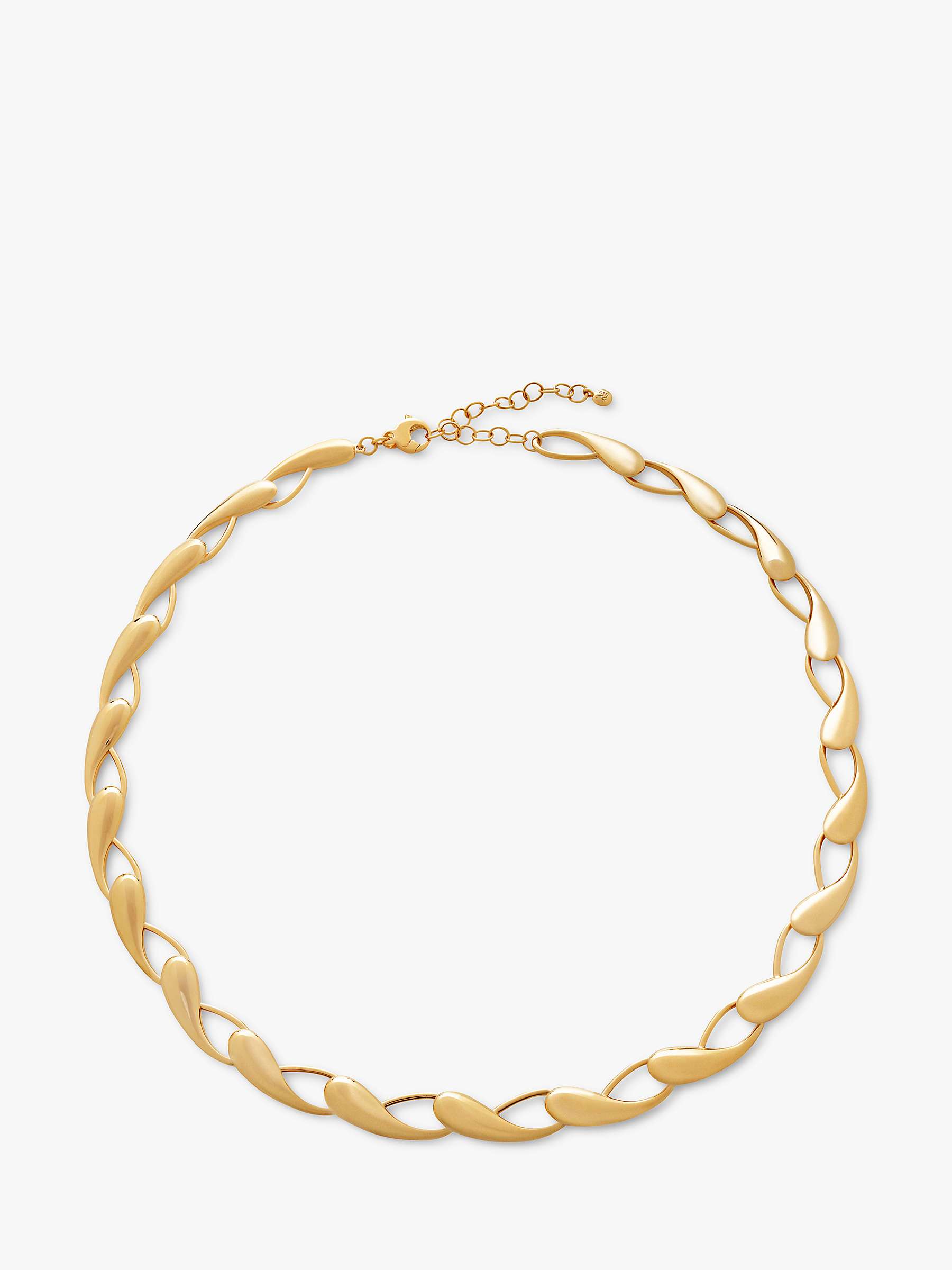 Buy Monica Vinader Nura Choker Necklace, Gold Online at johnlewis.com