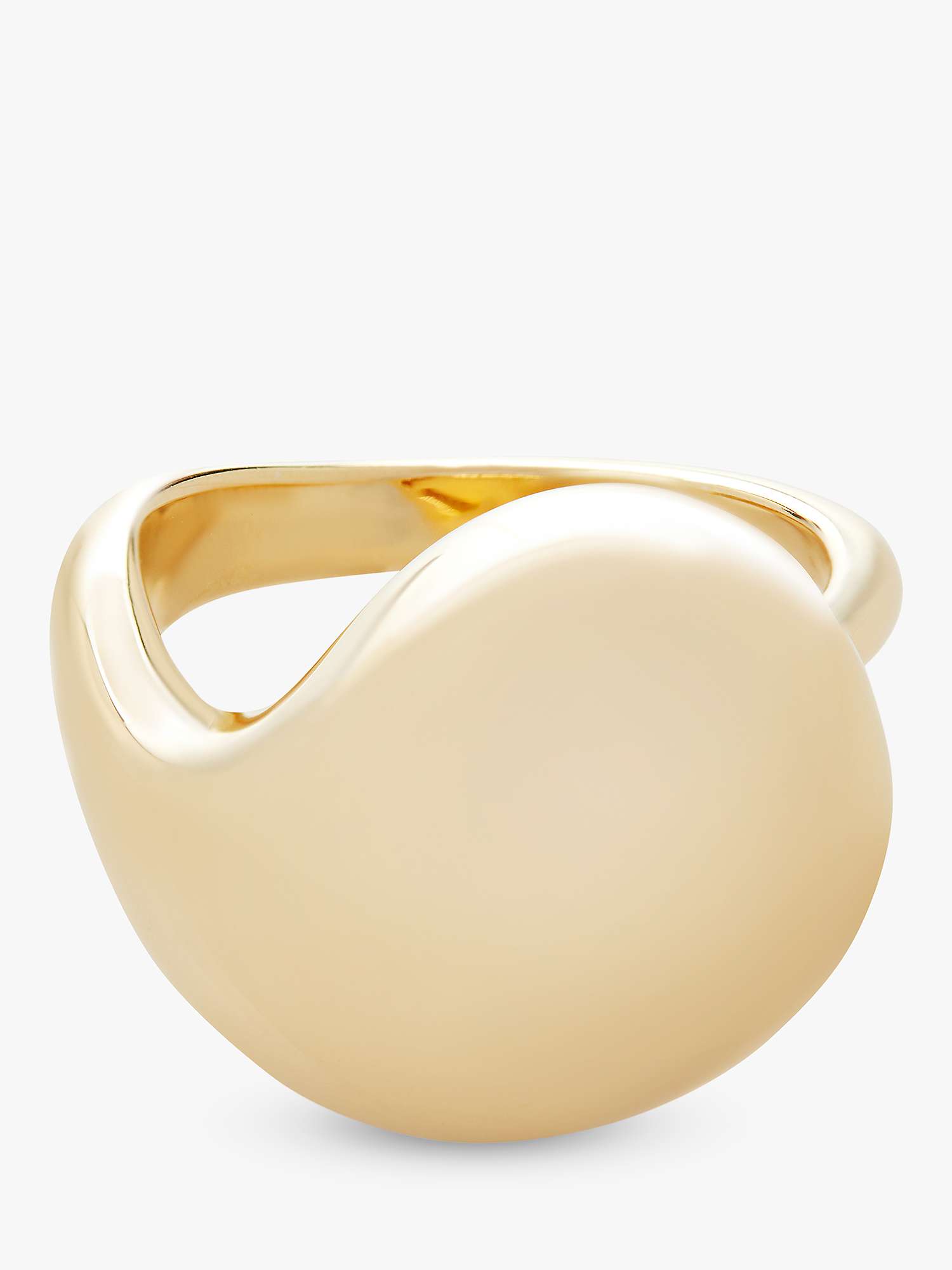 Buy Monica Vinader Nura Wrap Ring, Gold Online at johnlewis.com