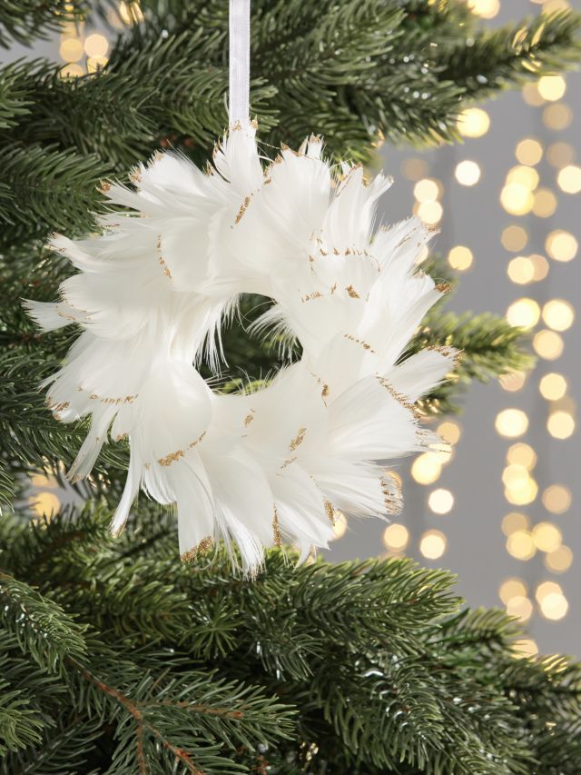 White Feather Christmas Tree