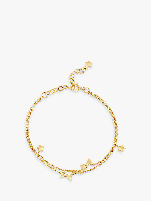 Dinny Hall Stargazer Double Chain Bracelet, Gold