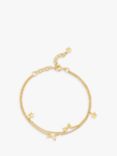 Dinny Hall Stargazer Double Chain Bracelet, Gold