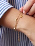 Dinny Hall Stargazer Double Chain Bracelet, Gold