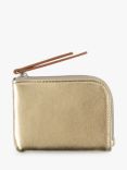 Caroline Gardner Curve Corner Coin Purse, Gold