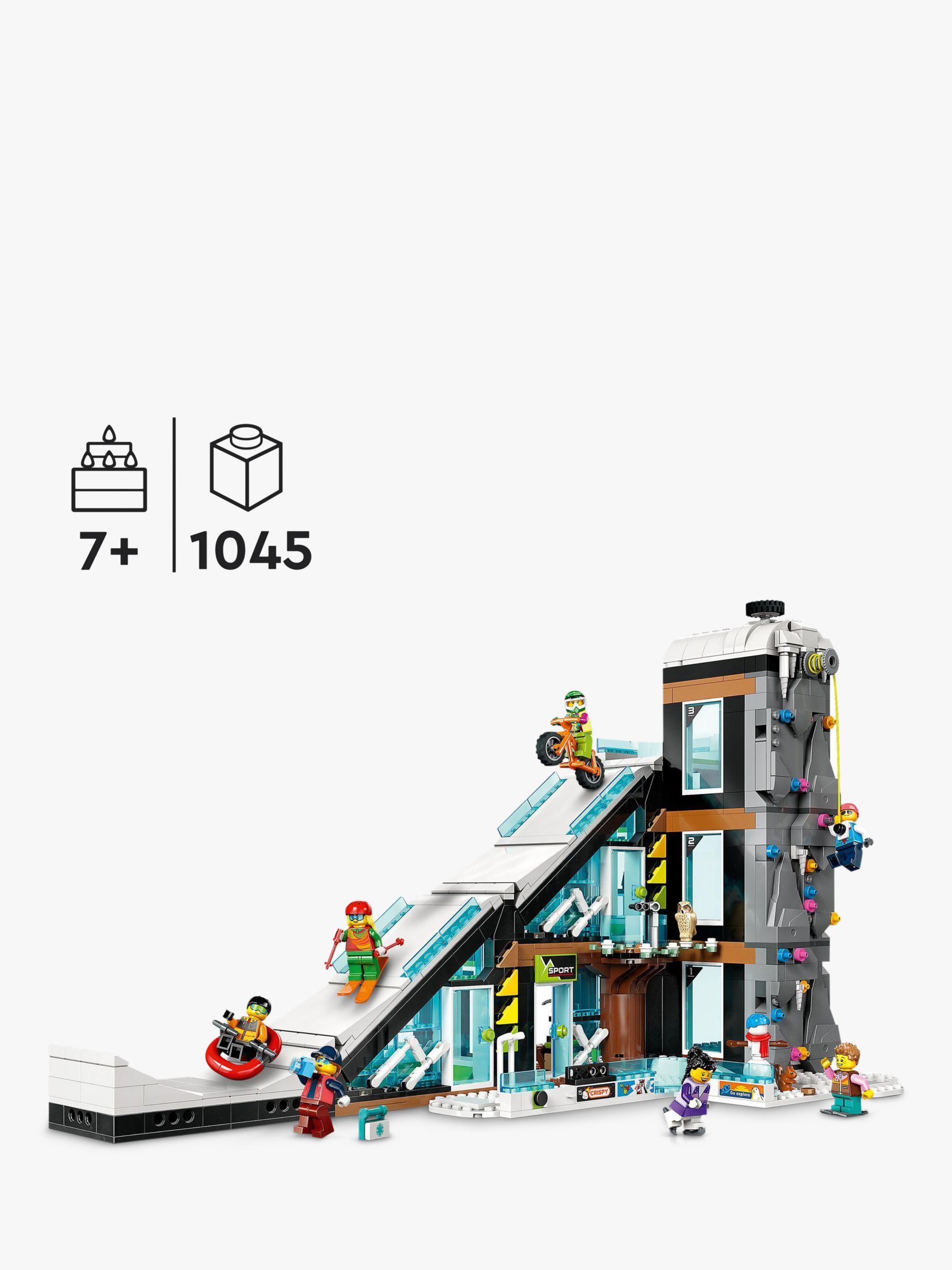  LEGO City Ski and Climbing Center Building Toy Set, 3