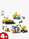 LEGO City 60391 Construction Trucks and Wrecking Ball Crane