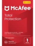 McAfee Total Protection, 1 Year Subscription for 1 Device