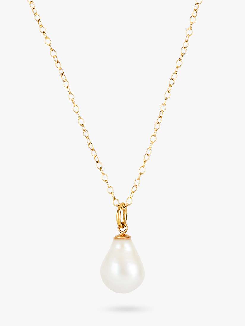 Buy Deborah Blyth Baroque Pearl Pendant Necklace, Gold Online at johnlewis.com