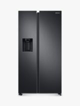 Samsung Series 8 RS68A884CB1 Freestanding 60/40 American Fridge Freezer, Black
