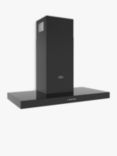 Belling Cookcentre 100T Chimney Cooker Hood, Black