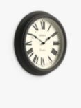 Jones Clocks Venetian Roman Numeral Analogue Wall Clock, 30.5cm, Grey