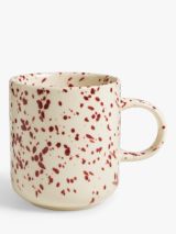 John Lewis Hand Painted Speckled Stoneware Mug, 300ml