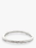 Monica Vinader Siren Hammered Stacking Ring, Silver