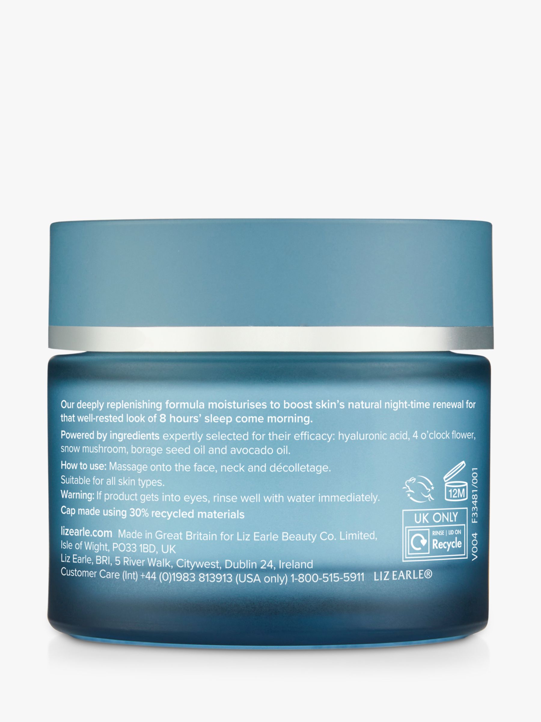 Liz Earle Skin Repair™ Hydrating Night Cream, 50ml at John Lewis amp;  Partners