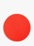 School Of Wok Silicone Non-Stick Round Steaming Mat, 25cm, Red