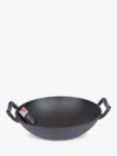 School Of Wok Cast Iron Wok, 30cm