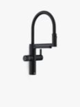 BLANCO Evol-S Pro 4-In-1 Instant Boiling Hot & Filtered Water Single Lever Pull-Out Kitchen Mixer Tap, Matt Black