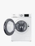 Samsung Series 5+ WW11BBA046AW Freestanding ecobubble™ Washing Machine, 11kg Load, 1400 rpm Spin, White