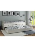 Noomi Tomas Captains Bed Frame with Drawers and Trundle, White