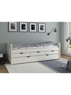 Captain queen bed frame deals with storage