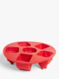 John Lewis Christmas Gingerbread House Silicone Non-Stick Muffin Mould, 6 Hole