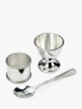Arthur Price Silver Plated Egg Cup, Napkin Ring and Spoon Set