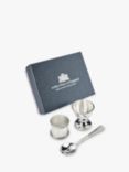 Arthur Price Silver Plated Egg Cup, Napkin Ring and Spoon Set