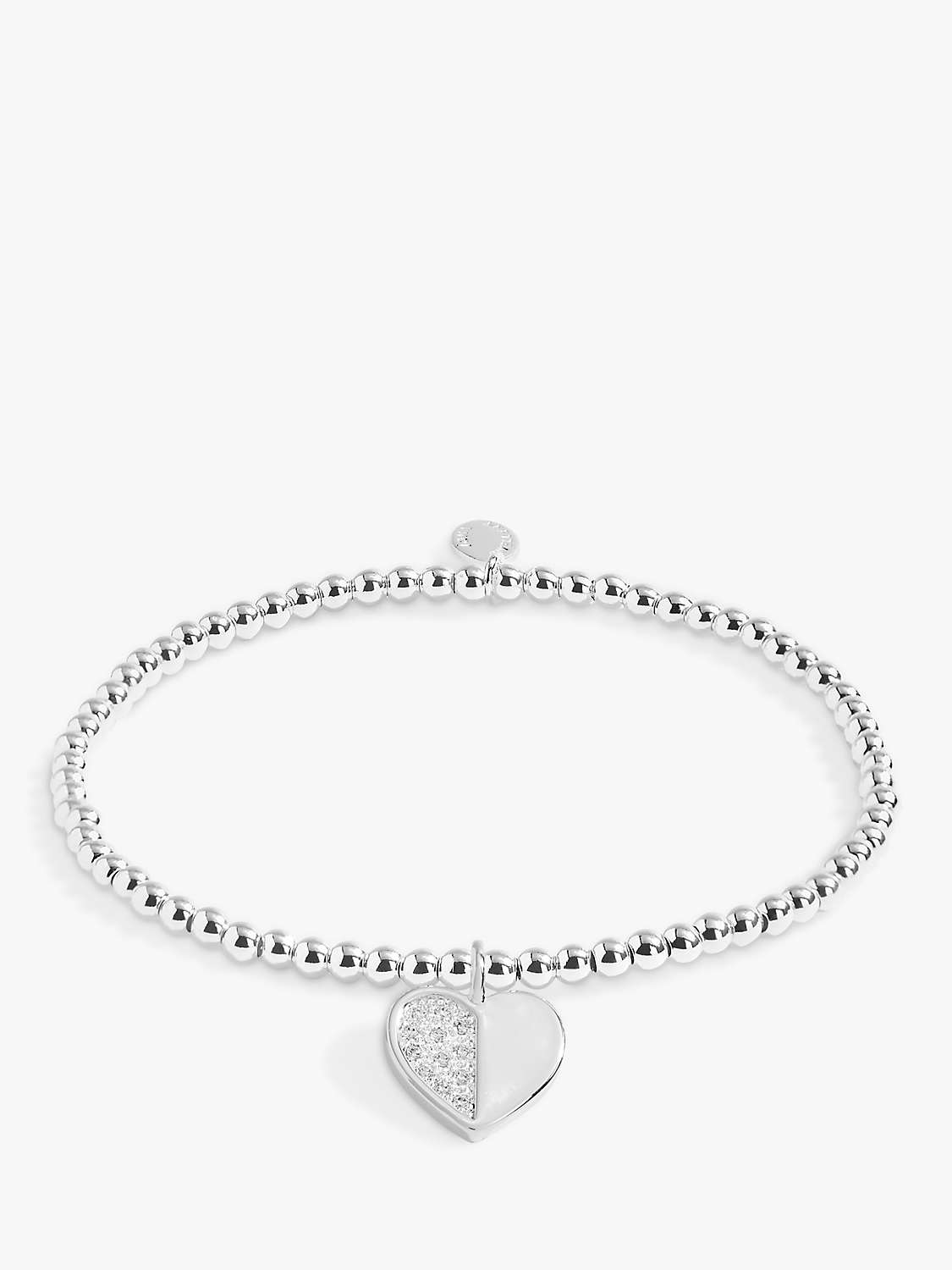 Buy Joma Jewellery 'Like A Mum To Me' Bracelet, Silver Online at johnlewis.com