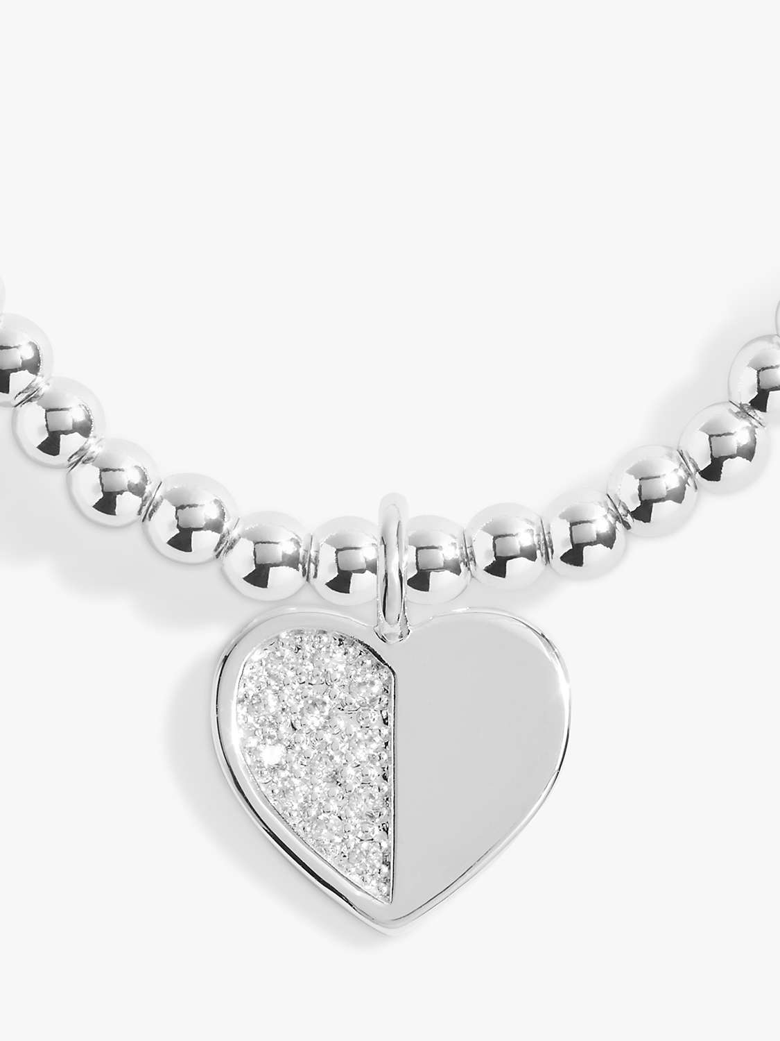 Buy Joma Jewellery 'Like A Mum To Me' Bracelet, Silver Online at johnlewis.com