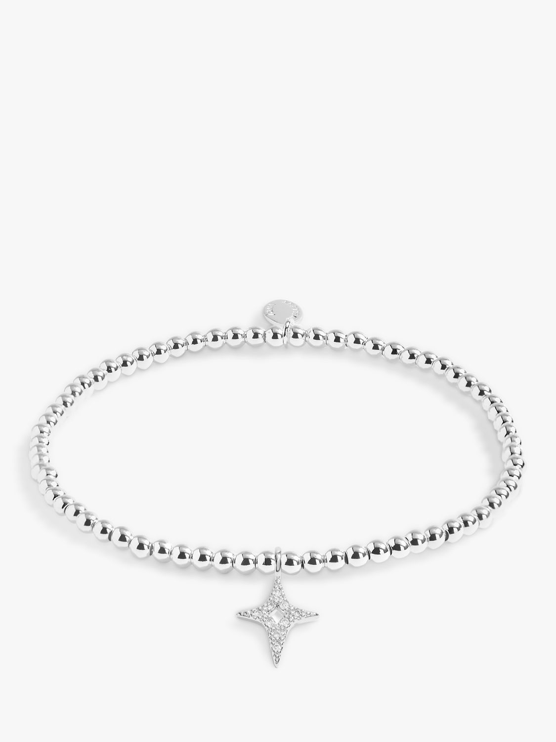 Buy Joma Jewellery 'Blessed To Have A Friend Like You' Charm Bracelet, Silver Online at johnlewis.com