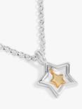 Joma Jewellery 'Someone Special' Star Necklace, Silver/Gold