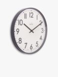 Acctim Ashridge Analogue Wall Clock, 50cm, Aston Grey