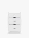 Obaby Stamford Tall Chest of Drawers, White
