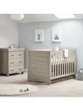 Obaby Nika Cotbed & Changing Dresser Set, Mid Grey