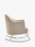 Obaby Round Back Rocking Chair, White/Oatmeal