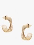Tutti & Co Duty Hoop Earrings, Gold