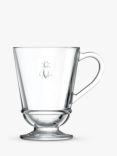 La Rochère Abeille Bee Glass Coffee Mug, 280ml, Clear