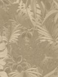 Galerie Metallic Jungle Leaves Wallpaper, 33303