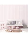 Galerie Regency Stripe Wallpaper, Pink G78403