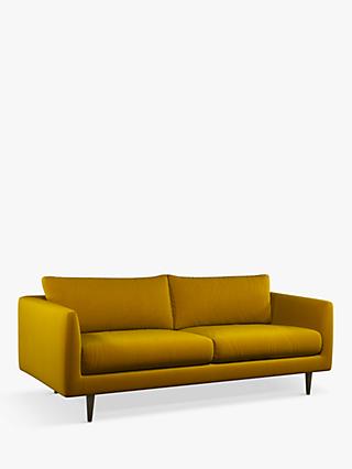 John Lewis + Swoon Latimer Large 3 Seater Sofa, Dark Leg