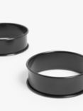 John Lewis Steel Non-Stick Poachette Rings, Set of 2