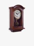 Acctim Thorncroft Radio Controlled Westminster Chime Wood Case Pendulum Wall Clock, Brown