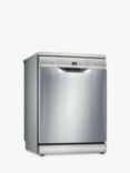 Bosch Series 2 SMS2HVi66G Freestanding Dishwasher, Silver Inox