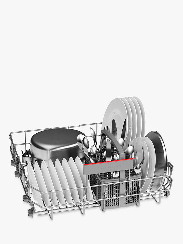 Buy Bosch Series 4 SMS4HKi00G Freestanding Dishwasher, Silver Inox Online at johnlewis.com