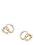 Tutti & Co Interlocking Rings Stud Earrings, Gold