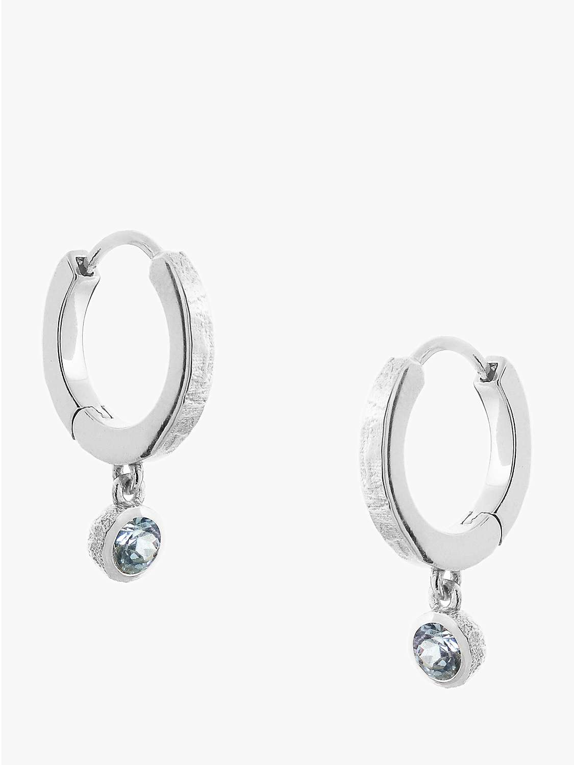 Buy Tutti & Co December Birthstone Earrings, Blue Topaz/Silver Online at johnlewis.com