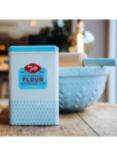 Tala Originals Self-Raising Flour Storage Tin, Pale Blue/Cream