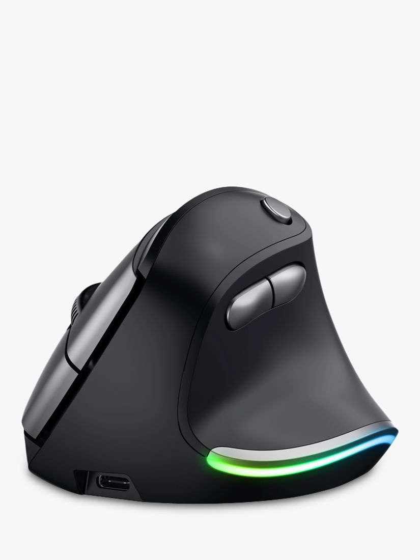Trust Bayo Wireless Rechargeable Ergonomic Mouse, Black